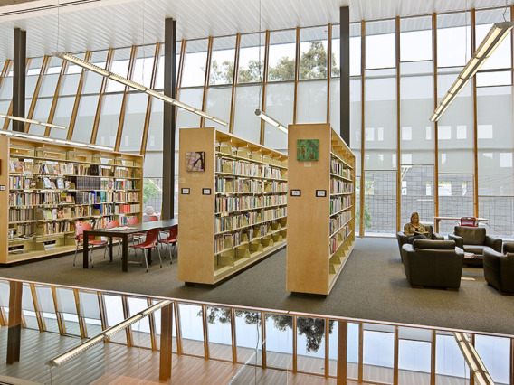 University of Arizona Poetry Center library and reading room